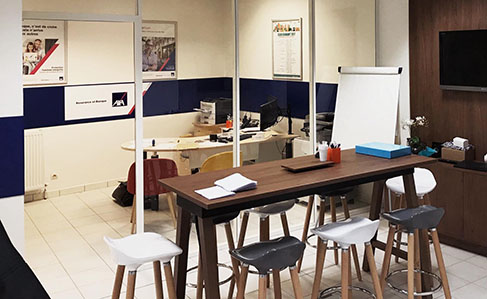 Espace café intégré