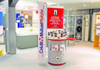 PLV-Crédit Mutuel Mobile et CIC Mobile