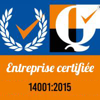 Entreprise certifiée iso 14001:2015